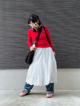 kcoさん（レディース・158cm）の春コーディネート