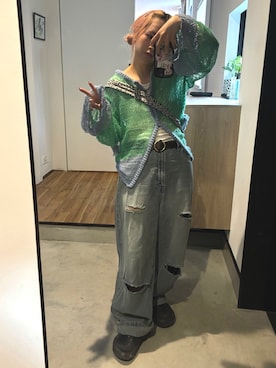 halさん（レディース・153cm）の冬コーディネート