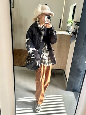 「アイテム（ショルダーバッグ）」を使った、halさん（レディース・153cm）の秋コーディネート