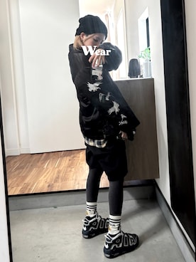 「RNA（アールエヌエー）のアイテム」を使った、halさん（レディース・153cm）の冬コーディネート