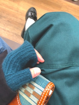 「緑」｜「アイテム（財布/小物）」を使った、🇯🇵🌺🗼さん（メンズ・170cm）の冬コーディネート