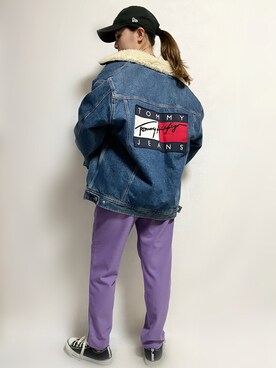 ボアデニムジャケット のレディース人気ファッションコーディネート Wear