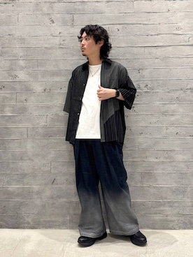 「HARE（ハレ）のアイテム」を使った、🐯としくん🐯さん（メンズ・171cm）の夏コーディネート