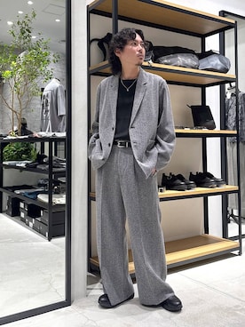 「アイテム（テーラードジャケット）」を使った、🐯としくん🐯さん（メンズ・171cm・30代）の夏コーディネート