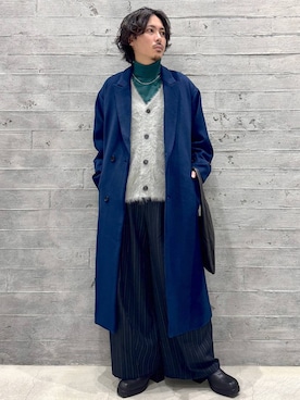 「アイテム（スラックス）」を使った、🐯としくん🐯さん（メンズ・171cm・30代）の秋コーディネート