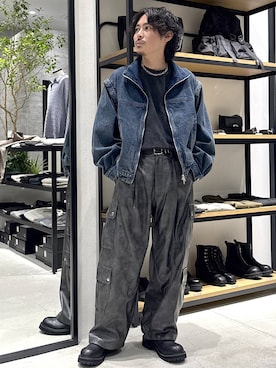 「アイテム（ブルゾン）」を使った、🐯としくん🐯さん（メンズ・171cm・30代）の秋コーディネート