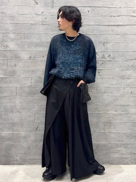 「アイテム（ボディバッグ/ウエストポーチ）」を使った、🐯としくん🐯さん（メンズ・171cm）の冬コーディネート