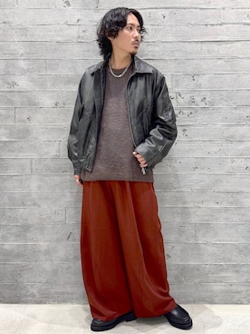 「アイテム（ローファー）」を使った、🐯としくん🐯さん（メンズ・171cm・30代）の秋コーディネート