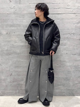 「アイテム（ブーツ）」を使った、🐯としくん🐯さん（メンズ・171cm・30代）の秋コーディネート