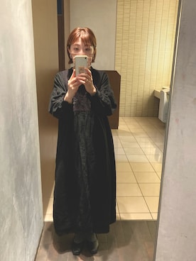 「Samansa Mos2（サマンサ モスモス）のアイテム（ピアス（両耳用））」を使った、ミモト☺︎さん（レディース・160cm）の秋コーディネート