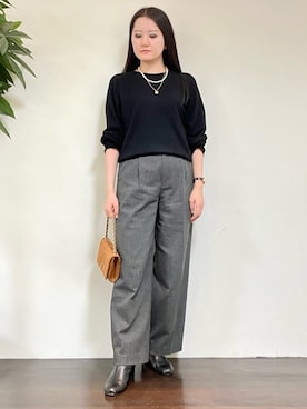 カレンさん(レディース・162cm)の冬コーディネート