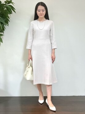 「UNTITLED（アンタイトル）のアイテム（パンプス）」を使った、カレンさん（レディース・162cm）の春コーディネート