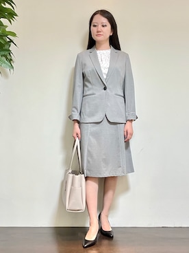 「UNTITLED（アンタイトル）のアイテム」を使った、カレンさん（レディース・162cm）の夏コーディネート