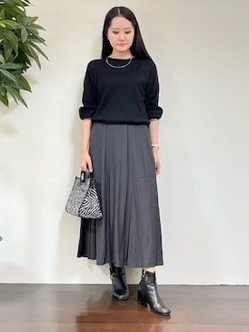 カレンさん(レディース・162cm)の冬コーディネート