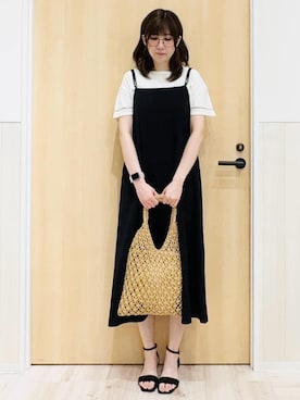 「DRESKIP（ドレスキップ）のアイテム」を使った、Naさん（レディース・168cm）の春コーディネート