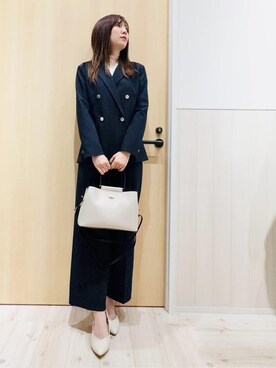 「SHOO・LA・RUE（シューラルー）のアイテム（テーラードジャケット）」を使った、Naさん（レディース・168cm）の冬コーディネート