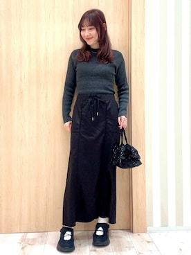 ririさん（レディース・161cm）の冬コーディネート
