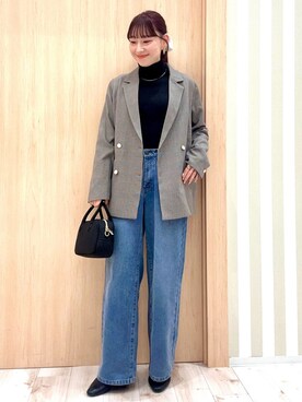 ririさん（レディース・161cm）の冬コーディネート