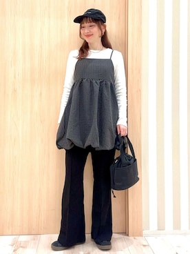 「Lee（リー）のアイテム（バッグ）」を使った、ririさん（レディース・161cm）の春コーディネート