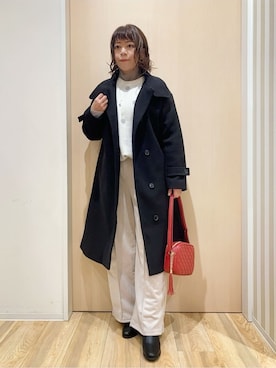 「DRESKIP（ドレスキップ）のアイテム」を使った、yocchiさん（レディース・162cm）の冬コーディネート