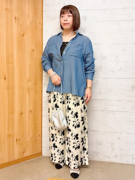 「INDIVI（インディヴィ）のアイテム」を使った、yocchiさん（レディース・162cm）の春コーディネート