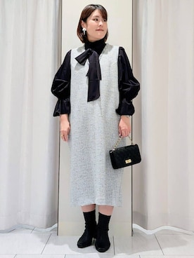 Onumaさん（レディース・163cm）の冬コーディネート