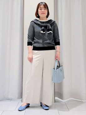 「SOUP（スープ）のアイテム」を使った、Onumaさん（レディース・163cm）の春コーディネート