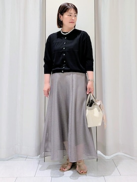 「esche（エッシュ）のアイテム」を使った、Onumaさん（レディース・163cm）の春コーディネート