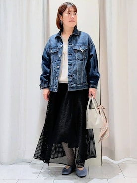 「SOUP（スープ）のアイテム」を使った、Onumaさん（レディース・163cm）の春コーディネート