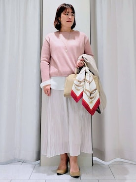 「UNTITLED（アンタイトル）のアイテム（ブルゾン）」を使った、Onumaさん（レディース・163cm）の冬コーディネート