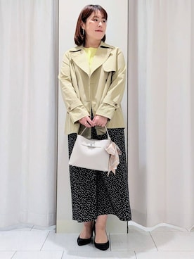 「SOUP（スープ）のアイテム」を使った、Onumaさん（レディース・163cm）の春コーディネート