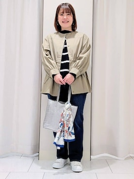 「MILOS（ミロス）のアイテム」を使った、Onumaさん（レディース・163cm）の春コーディネート