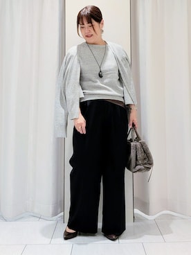 「UNTITLED（アンタイトル）のアイテム（アクセサリー）」を使った、Onumaさん（レディース・163cm）の秋コーディネート