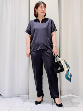 「UNTITLED（アンタイトル）のアイテム」を使った、Onumaさん（レディース・163cm）の夏コーディネート