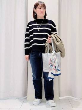 「MILOS（ミロス）のアイテム」を使った、Onumaさん（レディース・163cm）の春コーディネート