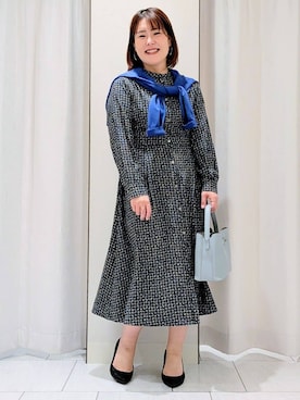 「UNTITLED（アンタイトル）のアイテム（ワンピース/ドレス）」を使った、Onumaさん（レディース・163cm）の春コーディネート