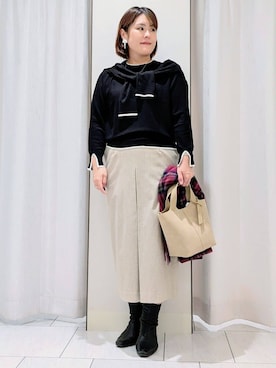 Onumaさん（レディース・163cm）の冬コーディネート