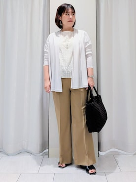 「UNTITLED（アンタイトル）のアイテム」を使った、Onumaさん（レディース・163cm）の夏コーディネート