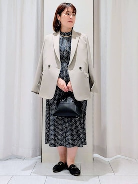 「UNTITLED（アンタイトル）のアイテム（ワンピース/ドレス）」を使った、Onumaさん（レディース・163cm）の春コーディネート