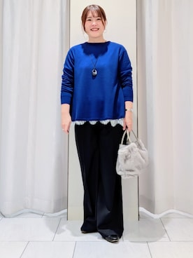 「UNTITLED（アンタイトル）のアイテム」を使った、Onumaさん（レディース・163cm）の秋コーディネート