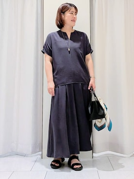 Onumaさん（レディース・163cm）の夏コーディネート