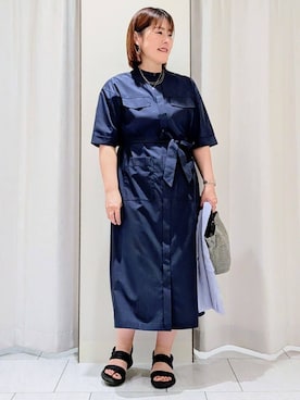 「UNTITLED（アンタイトル）のアイテム（ブルゾン）」を使った、Onumaさん（レディース・163cm）の春コーディネート