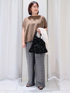 「UNTITLED（アンタイトル）のアイテム」を使った、Onumaさん（レディース・163cm）の秋コーディネート