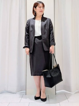 「HusHusH（ハッシュアッシュ）のアイテム」を使った、Onumaさん（レディース・163cm）の春コーディネート