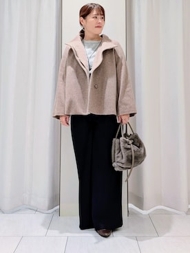 「UNTITLED（アンタイトル）のアイテム（アクセサリー）」を使った、Onumaさん（レディース・163cm）の秋コーディネート