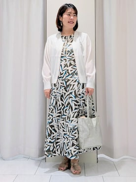 「MILOS（ミロス）のアイテム」を使った、Onumaさん（レディース・163cm）の春コーディネート