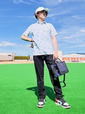 「ADABAT STREAM（アダバットストリーム）のアイテム」を使った、ナカニーさん（メンズ・170cm）の夏コーディネート