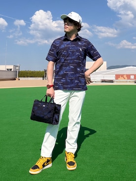 「ADABAT STREAM（アダバットストリーム）のアイテム」を使った、ナカニーさん（メンズ・170cm）の夏コーディネート