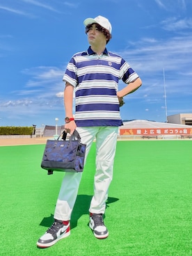 「ADABAT STREAM（アダバットストリーム）のアイテム」を使った、ナカニーさん（メンズ・170cm）の夏コーディネート
