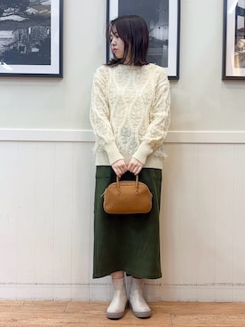 えぬさん(レディース・159cm)の冬コーディネート